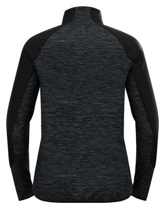 Veste Manches Longues Odlo Run Easy Warm Noir Homme