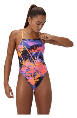Speedo Eco+ Allov Dig Lattice Tie-Back Costume da bagno donna Multicolore