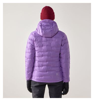 Haglöfs Roc Flash Down Dames Jas met kap Violet
