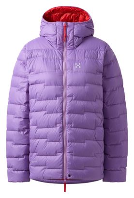 Haglöfs Roc Flash Down Dames Jas met kap Violet