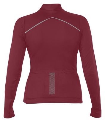 Maillot Manches Longues Femme Mavic Sequence Thermo Bordeau 