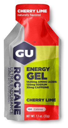 GU Gel énergétique ROCTANE Cerise Citron Vert 32g