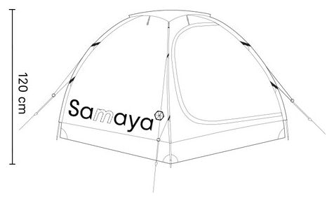 Tente d'Expedition 2/3 Personnes Samaya 2.5 Bleu