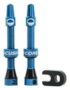 Cushcore tubeless ventiel - 55mm (paar) - blauw