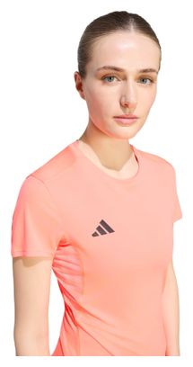 T-Shirt Running adidas Adizero Essentials Corail Femme