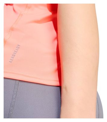 T-Shirt Running adidas Adizero Essentials Corail Femme