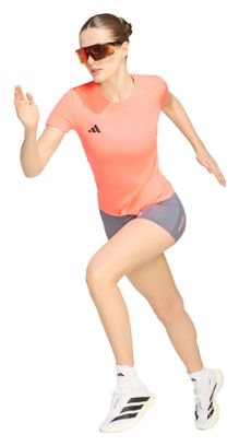 T-Shirt Running adidas Adizero Essentials Corail Femme