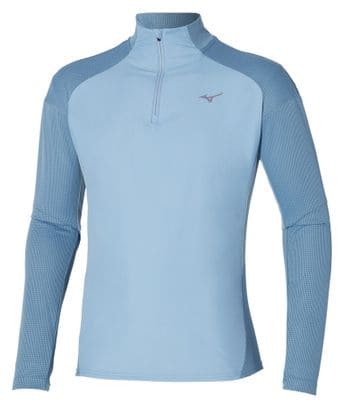 1/2-Zip-Oberteil Mizuno Active Run Blau Herren