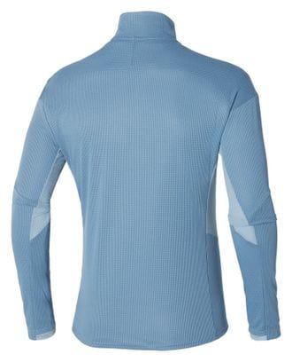 Camiseta de media cremallera Mizuno Active Run Azul para hombre