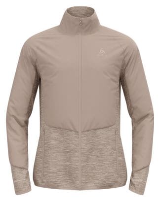 Odlo Run Easy Warm Beige Long Sleeve Jacket