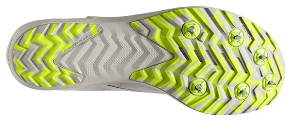 Chaussures d'Athlétisme Brooks Draft XC Blanc/Jaune Unisexe