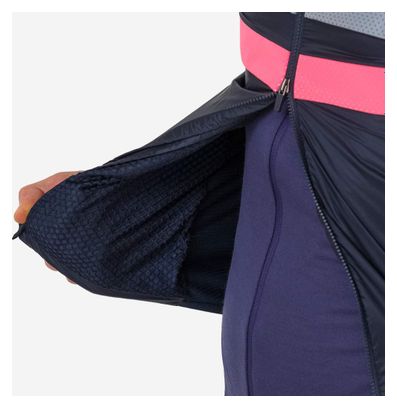 Veste Manches Longues Rapha Brevet Insulated Bleu/Rose Homme