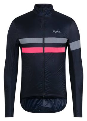 Veste Manches Longues Rapha Brevet Insulated Bleu/Rose Homme