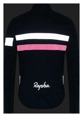 Veste Manches Longues Rapha Brevet Insulated Bleu/Rose Homme