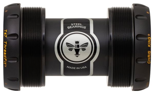 Chris King ThreadFit T47-30 Bottom Bracket Black/Gold