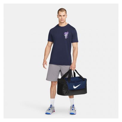 Nike Brasilia 9.5 Kleine Duffle Bag Blauw