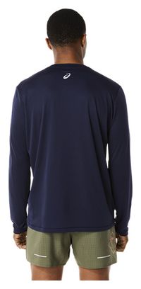 Asics Fujitrail Logo Blue Long Sleeve Jersey