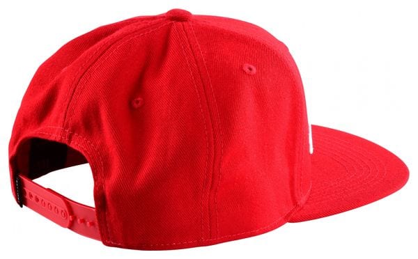 Casquette Troy Lee Designs 9Fifty Signature Rouge/Blanc