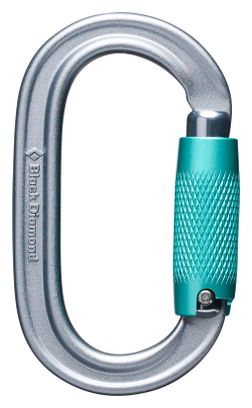 Moschettone Black Diamond Oval Triple Lock blu