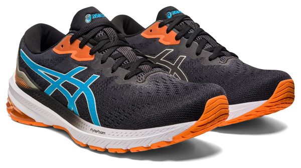 Asics GT-1000 11 Running Shoes Black Blue Orange