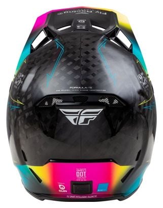 Fly Racing Fly Formula S Carbon Legacy Fullface Helmet Black / Electric Blue / Fushia