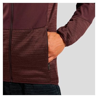 Odlo Run Easy Warm Long Sleeve Jas Paars