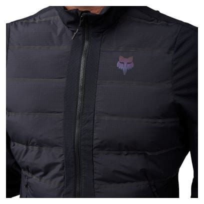 Fox Flexair Fire Hybrid Lunar Long Sleeve Jacket Schwarz