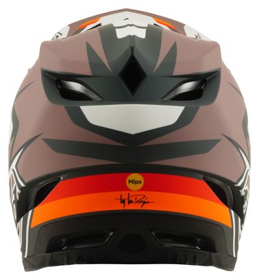 Casque Integral Troy Lee Designs D4 Polyacrilite Mips Roamer Clay
