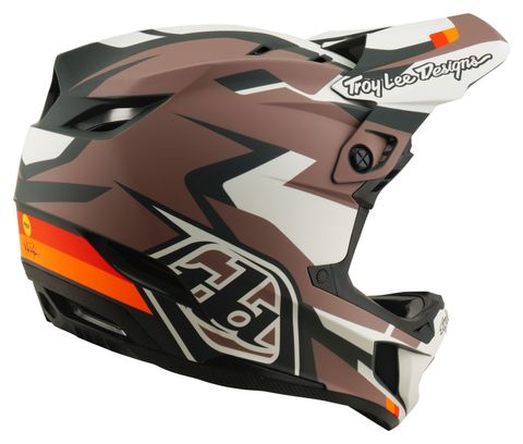 Casque Integral Troy Lee Designs D4 Polyacrilite Mips Roamer Clay