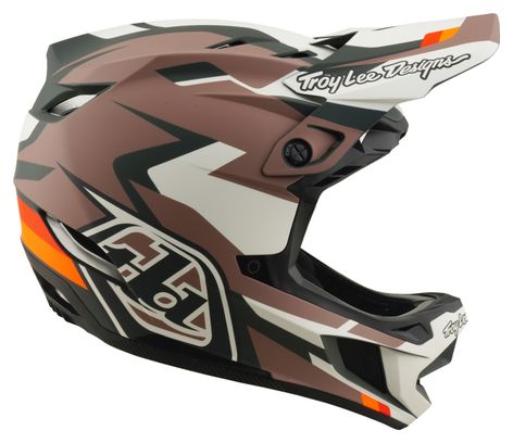Casque Integral Troy Lee Designs D4 Polyacrilite Mips Roamer Clay