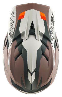 Casque Integral Troy Lee Designs D4 Polyacrilite Mips Roamer Clay