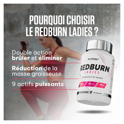 Redburn Ladies (100 Caps) - Superset Nutrition - Brûleurs De Graisse