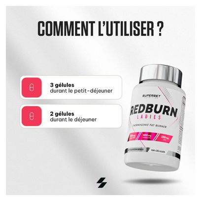 Redburn Ladies (100 Caps) - Superset Nutrition - Brûleurs De Graisse