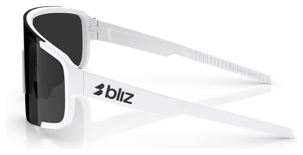 Bliz P003 L Matte White/Smoke Unisex Glasses