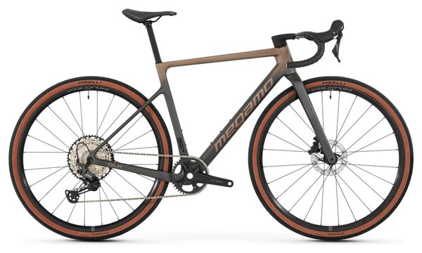 Gravel bike Megamo Silk 07 Shimano GRX 12V 700 mm Black/Brown 2026