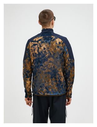 Forro polar con media cremallera Peak Performance Freelight Polartec Alpha Azul/Marrón para hombre