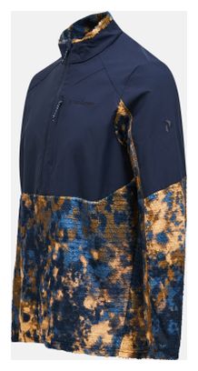 Forro polar con media cremallera Peak Performance Freelight Polartec Alpha Azul/Marrón para hombre