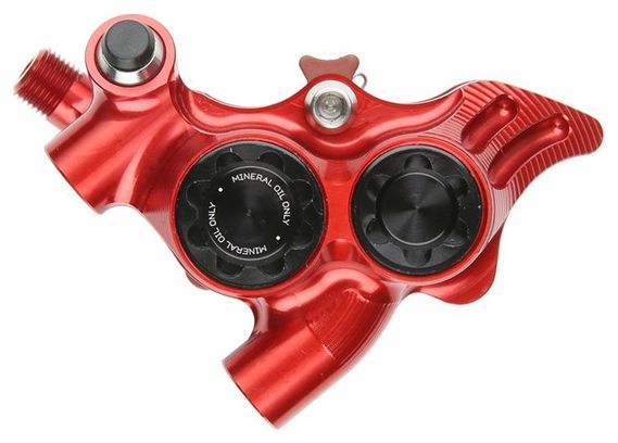 Hope RX4+ SL Flat-Mount-Bremssattel, rot, HBSPC105R