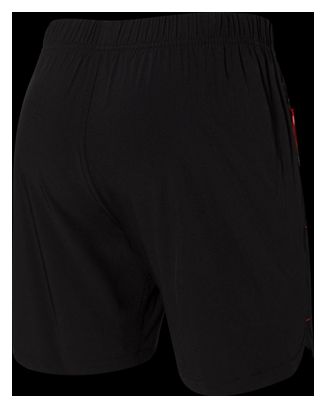 Short 2-en-1 Saxx Gainmaker 7in Noir Homme