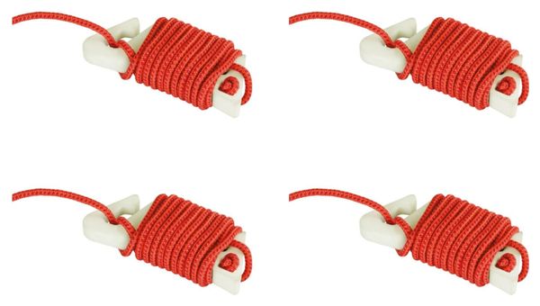 Cordon de rechange tente Vaude Guyline Pro Set ( 4pcs ) Rouge