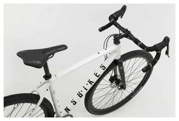 Gravel Bike NS Bikes Rag+ 3 Sram Apex 11V 700 mm Weiß 2022