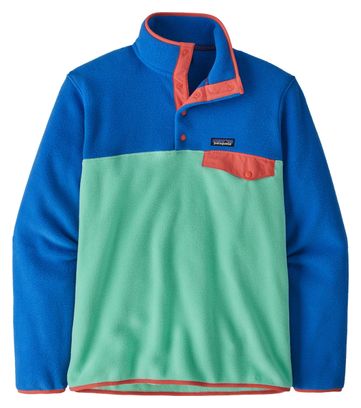 Pull Léger en Polaire Patagonia Synchilla Snap-T Vert/Bleu