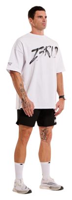 Camiseta de manga corta Z3rod Oversize Swim Bike Run blanca para hombre