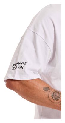 Camiseta de manga corta Z3rod Oversize Swim Bike Run blanca para hombre