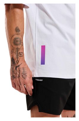 Camiseta de manga corta Z3rod Oversize Swim Bike Run blanca para hombre