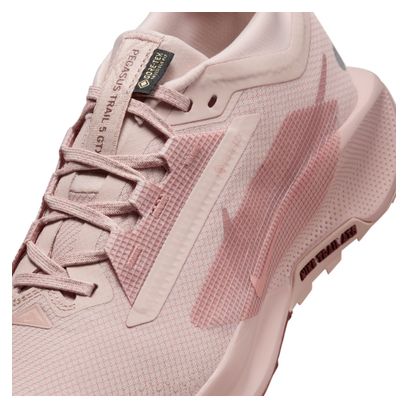 Nike Pegasus Trail 5 GTX Women's Pink Trail Shoes