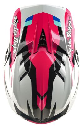 Casco integral Troy Lee Designs D4 de poliacrilato con Mips, modelo Roamer, color magenta