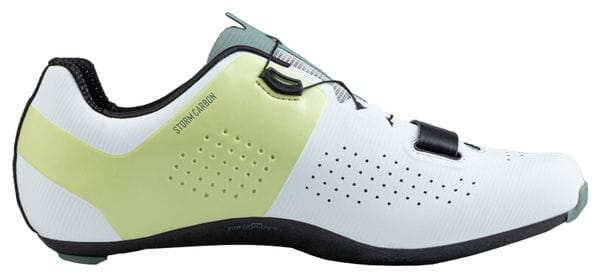 Chaussures Route Northwave Storm Carbon Blanc/Vert Homme