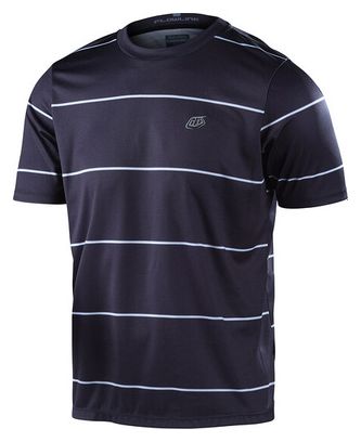Maillot de manga corta Troy Lee Designs Flowline Revert negro