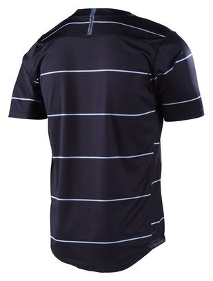 Maillot de manga corta Troy Lee Designs Flowline Revert negro